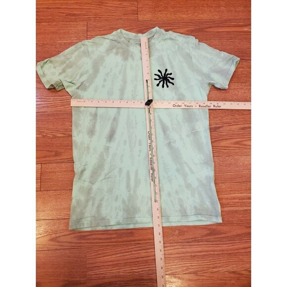 Off The Grid Records Shirt Men's Size M Green Tie Dye DJ John Summit WAL Tour - Picture 7 of 8
